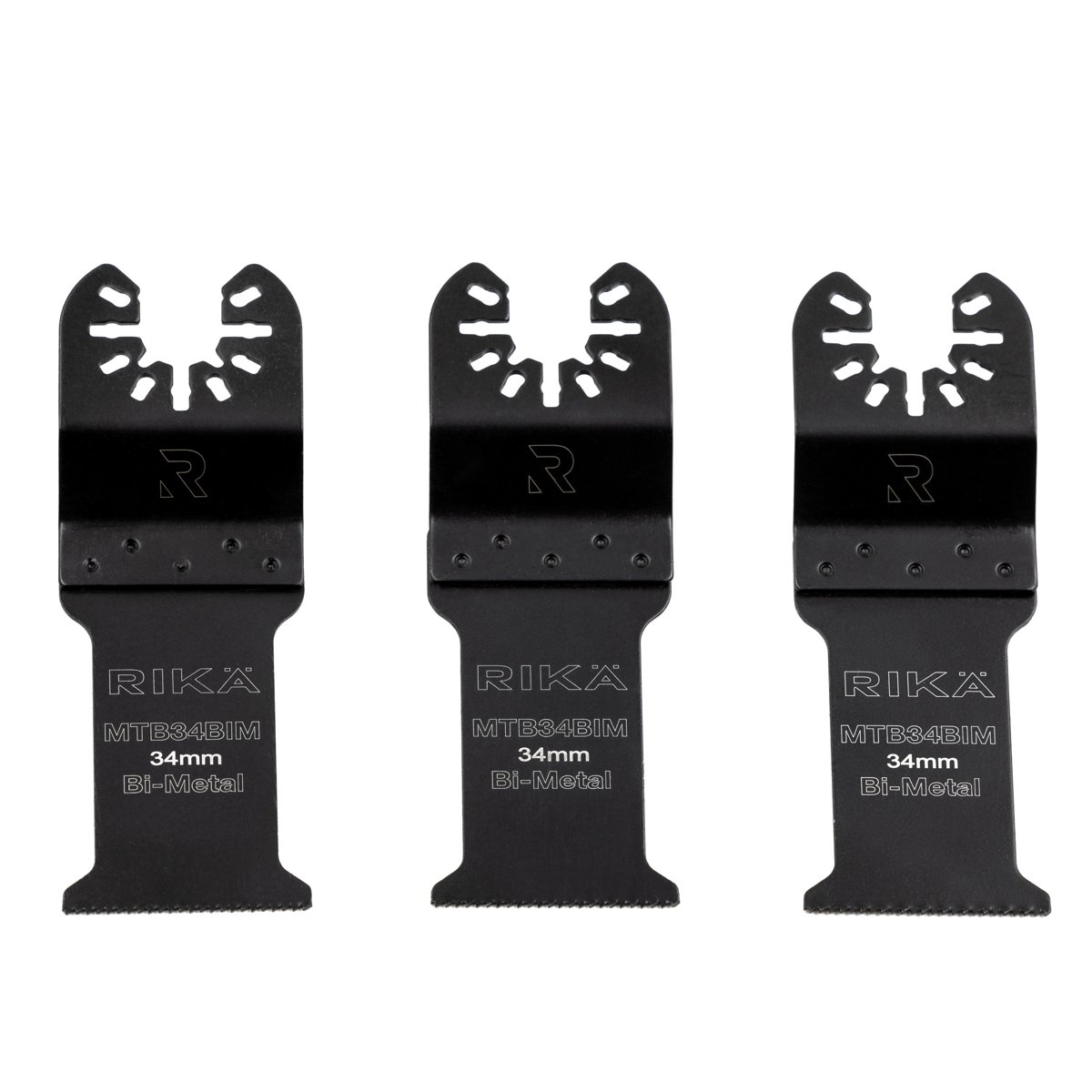 RIKÄ MTB34BIM 34mm Bi-Metal Multi Tool Saw Blade 3pk